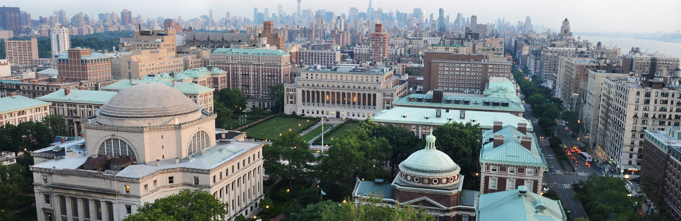 looking down on Columbia